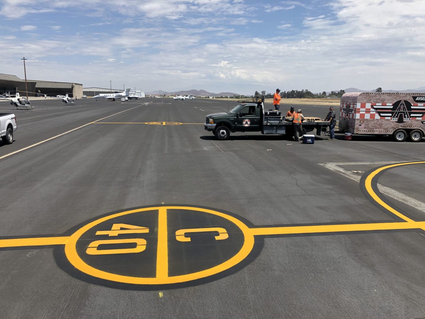 French Valley Airport markings
